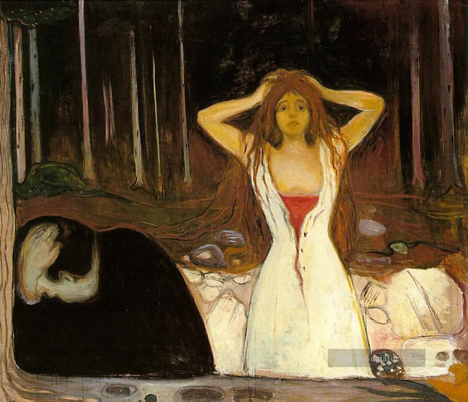 Asche 1894 Edvard Munch Ölgemälde